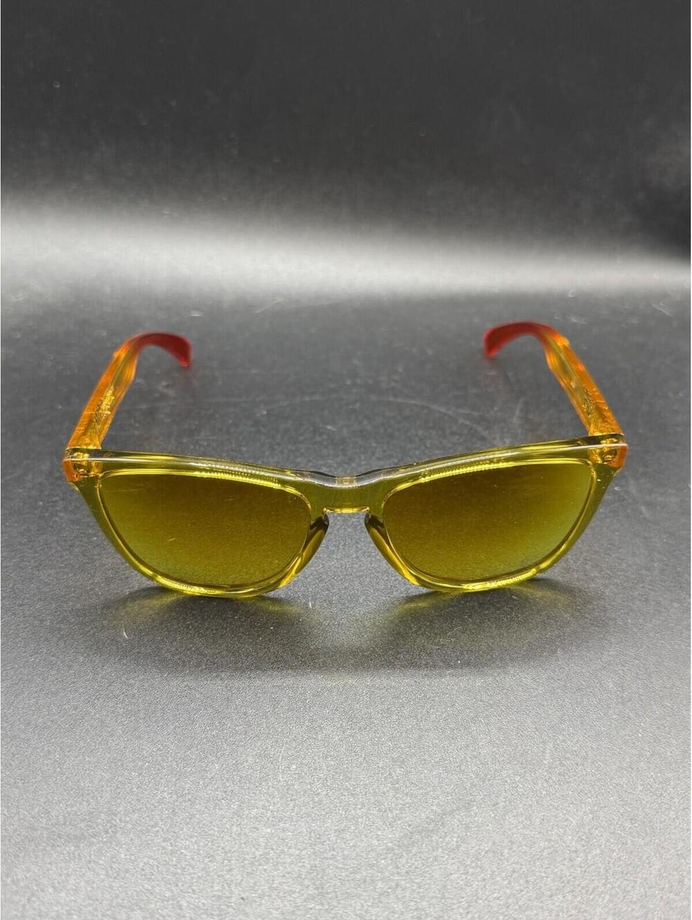 Oakley Frogskin Acid Orange/Fire Iridium Lenses 30th Anniversary Edition